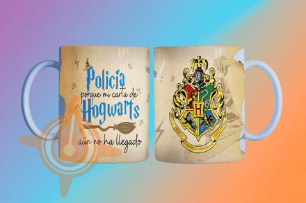 La Carta de Hogwarts... Plantilla para Taza