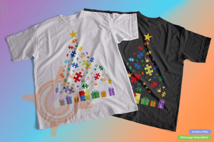 Arbol Navidad Autismo - Archivo PNG