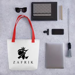 Zafrik Tote Bag Black logo