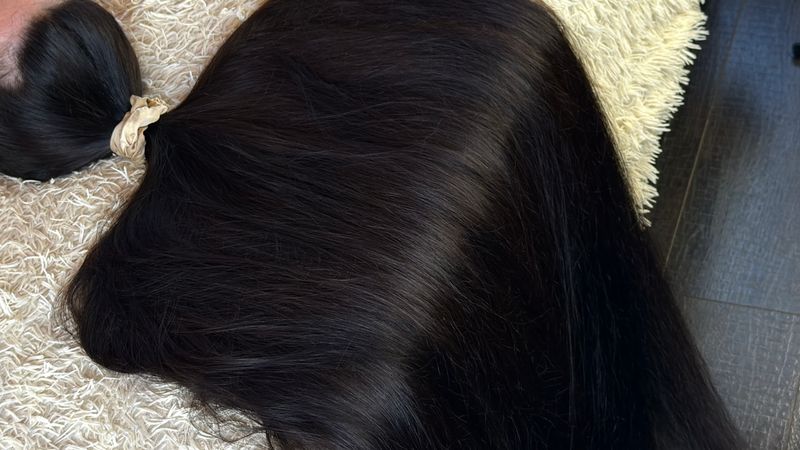 Hair on the bed ❤️ Couple ❤️ Ponytail, braid, bun, loose hair 18 minutes 
