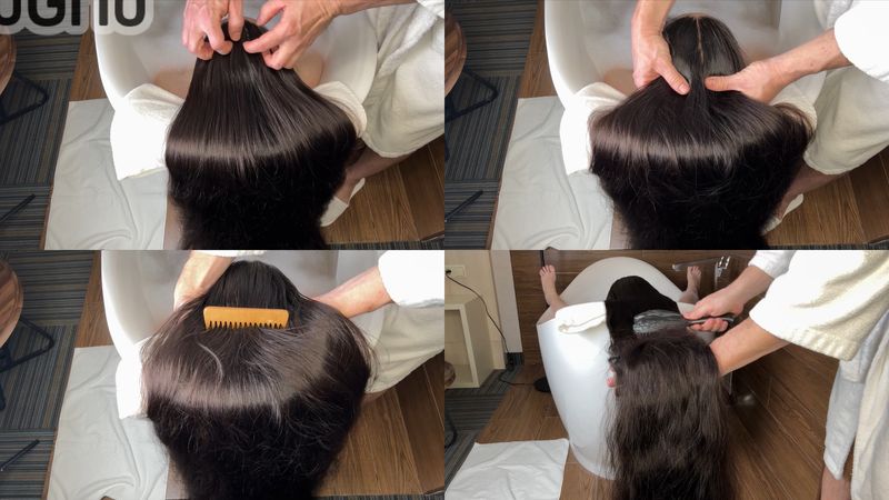 Hair Spa massage Couple video (26 minutes)