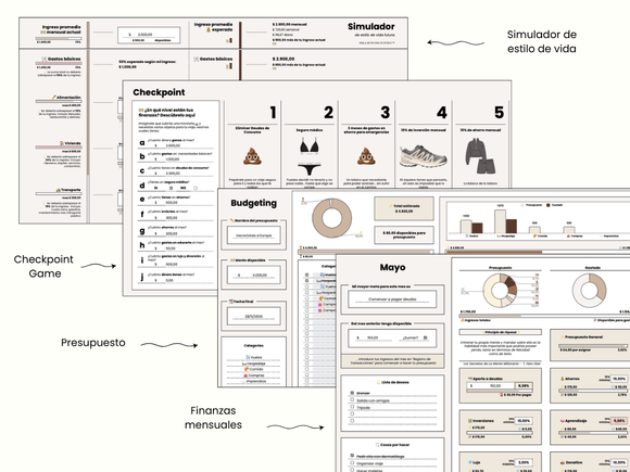 Mokash | Planner Financiero Mensual