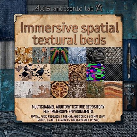 Immersive spatial textural beds