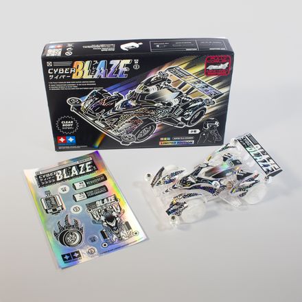 CYBER BLAZE Mini 4wd + Stickers