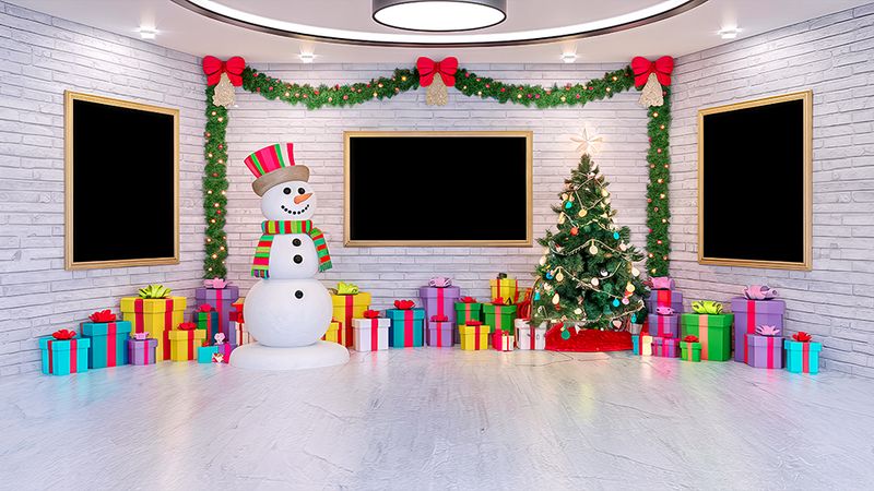 3D Virtual Set Christmas 18