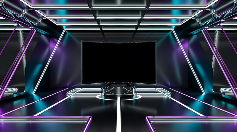 3D Virtual Set - Tech Space 03