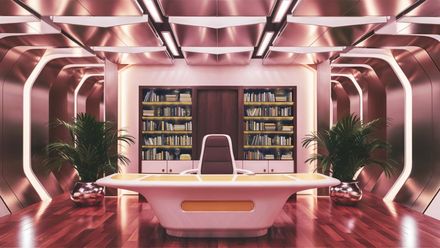  3D Virtual Set - Boss Office 08