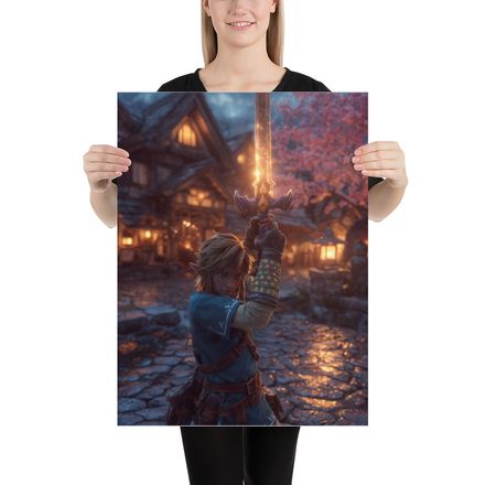 Link&#x27;s Vigil: Master Sword in Hateno Village