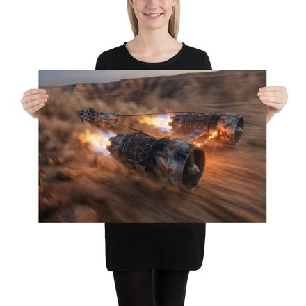 Anakin Skywalker&#x27;s Split-X Podracer: Racing on Tatooine