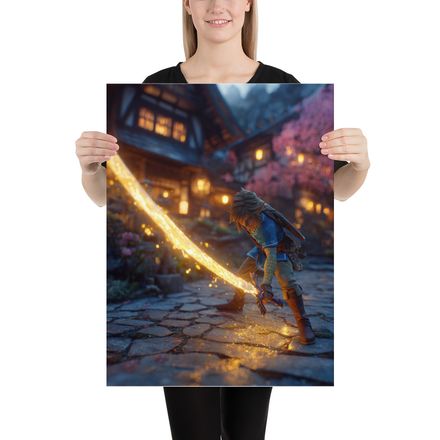 Golden Edge of Courage: Link in Battle Stance