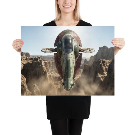 “Slave I Ascending – Boba Fett’s Legendary Pursuit”