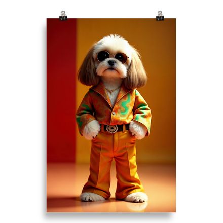 Little Boss: The Groovy Shih Tzu