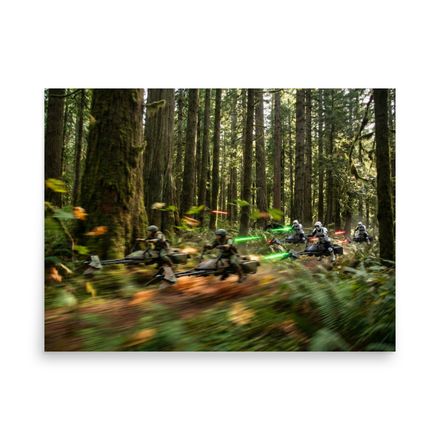 Endor Speeder Bike Chase