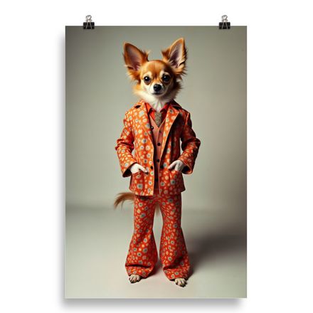 The Dapper Pup: Retro Elegance