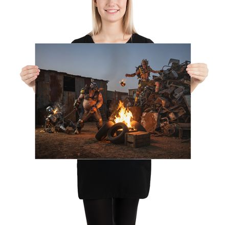 “Junkertown Chaos – Roadhog &amp; Junkrat’s Firestorm Fun”