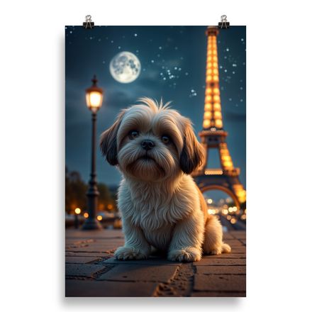 Paris Paws: The Romantic Shih Tzu
