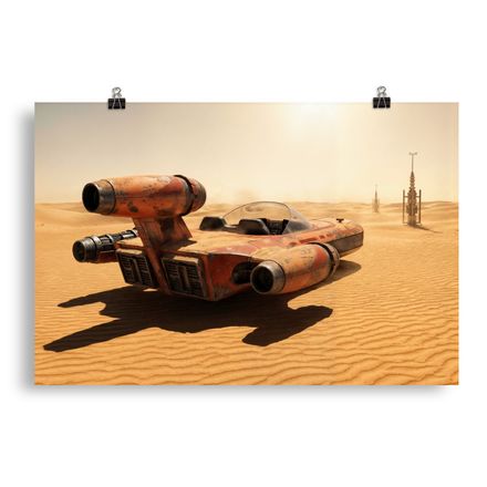 X-34 Landspeeder: Deserted Ride