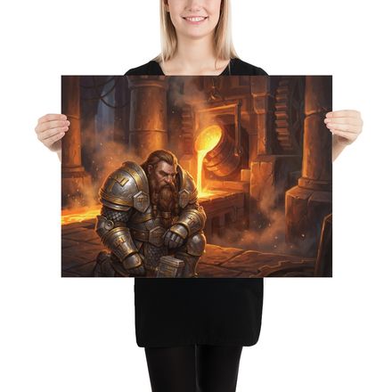 Dwarf Paladin: Solace in the Forge