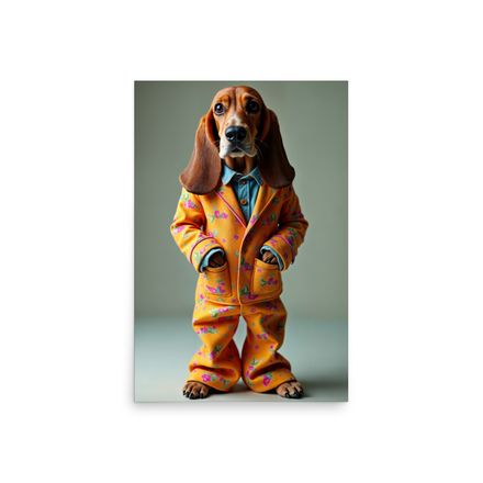 Dapper Dood: The Stylish Basset