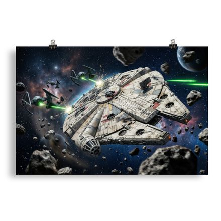 Hyperdrive Escape: Asteroid Dogfight