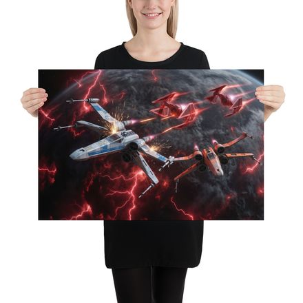 X-Wing vs TIE Fighters – Galactic Battle Over the Stormworld