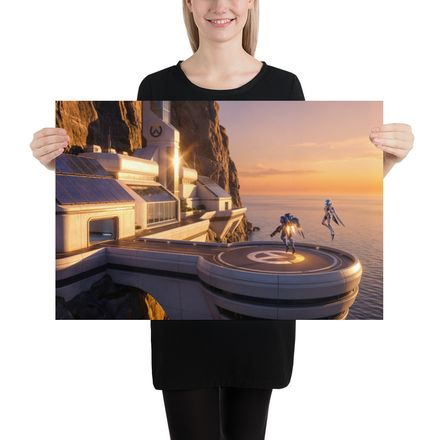 Overwatch Watchpoint Sunset – Pharah &amp; Echo Arrival