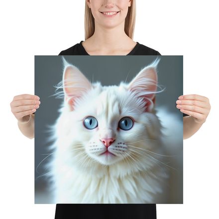 Azure Eyes: The Snow Queen Cat