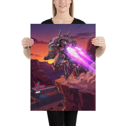 D.Va&#x27;s MEKA: Route 66 Desert Run (Wasteland Skin)