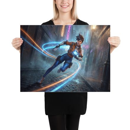 Tracer – Neon Blink Through King’s Row