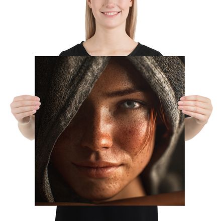 Warm Smile in Shadow