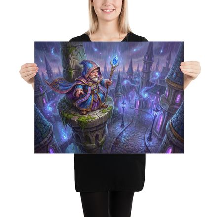 Arcane Watch: Gnome Mage in the Rain