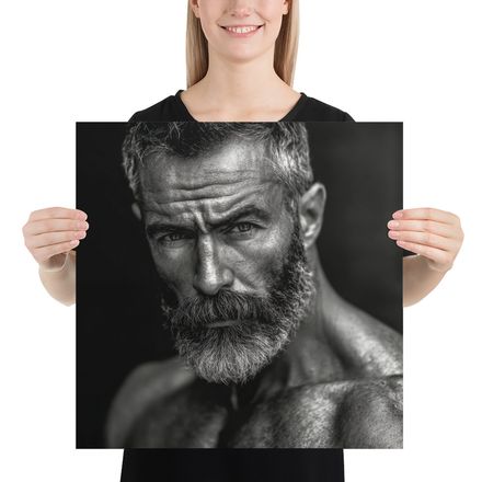 The Unyielding Gaze: Portrait of Strength