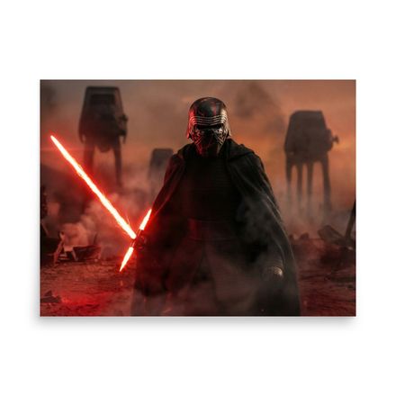 Kylo Ren on the Battlefield