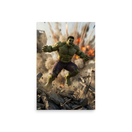 The Hulk: Mid-Rampage Leap