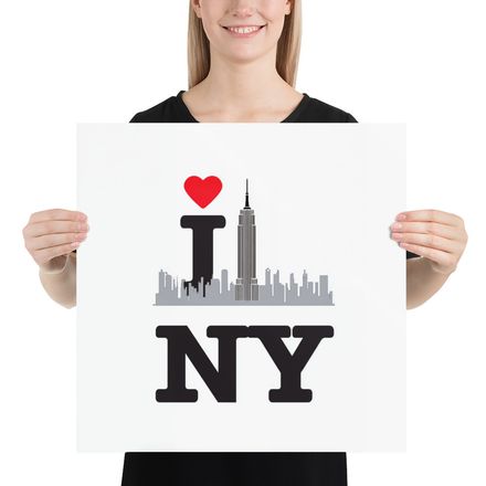 New York City AI Art Print