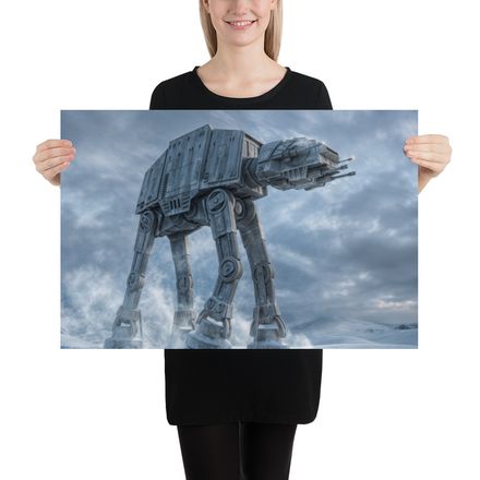 The Empire&#x27;s Might: AT-AT Walker Assault