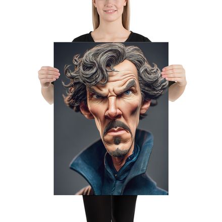 Doctor Strange: Cumberbatch&#x27;s Caricature by Pureaiart