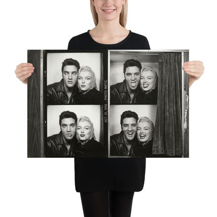 Elvis and Marilyn: Photo Booth Fun (Two Versions)