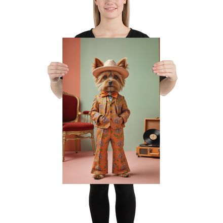 Retro Yorkie: The Dapper Dandy