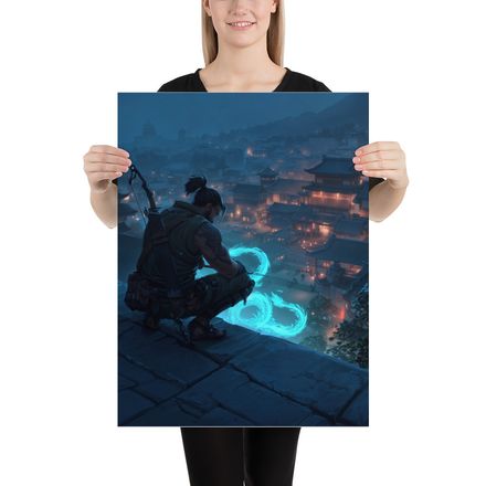 Spirit Dragon&#x27;s Gaze: Hanzo Over the Village