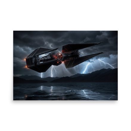 Dark Intent: TIE Interceptor Over Troubled Water