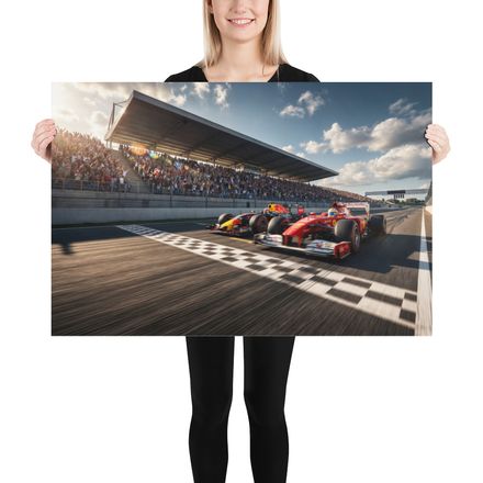 Cinematic Finish: AI Art F1 Thriller