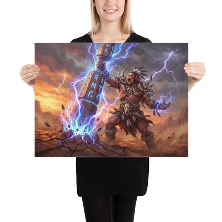 “Orc Shaman of the Storm – Fury of the Elements”