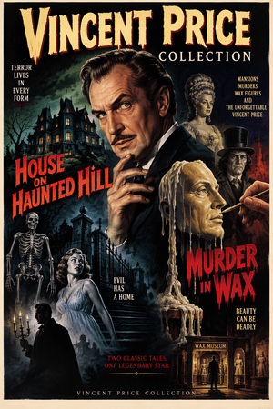 Vincent Price Horror Film Collection DVD - NEW AND IMPROVED