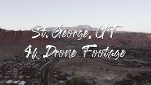 St. George, UT Desert and Plateaus Drone Footage