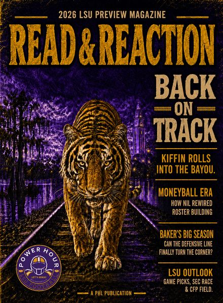 2026 Read &amp; Reaction LSU Football Preview Magazine