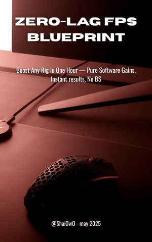 Zero-Lag FPS Blueprint — Boost Any Rig in One Hour