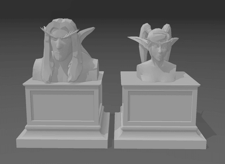 Bustos - World Of Warcraft - Night Elfs