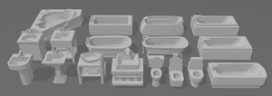 Miniaturas - The Sims - Plomería