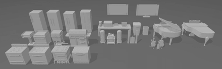 Miniaturas - The Sims - Electrodomésticos y Accesorios